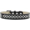 Unconditional Love Sprinkles Ice Cream Pearl & Clear Crystals Dog CollarBlack Size 14 UN756652